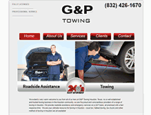 Tablet Screenshot of gpautotow.com